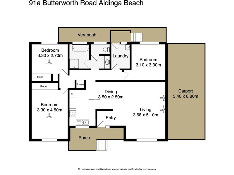 91a Butterworth Road, Aldinga Beach SA 5173 Floorplan