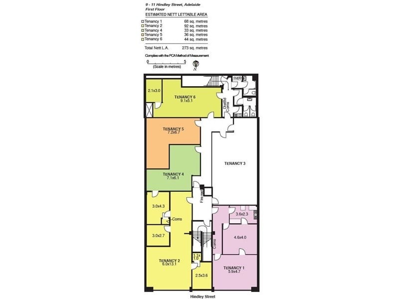 9 – 11 Hindley Street, Suite 4, Adelaide SA 5000 Floorplan