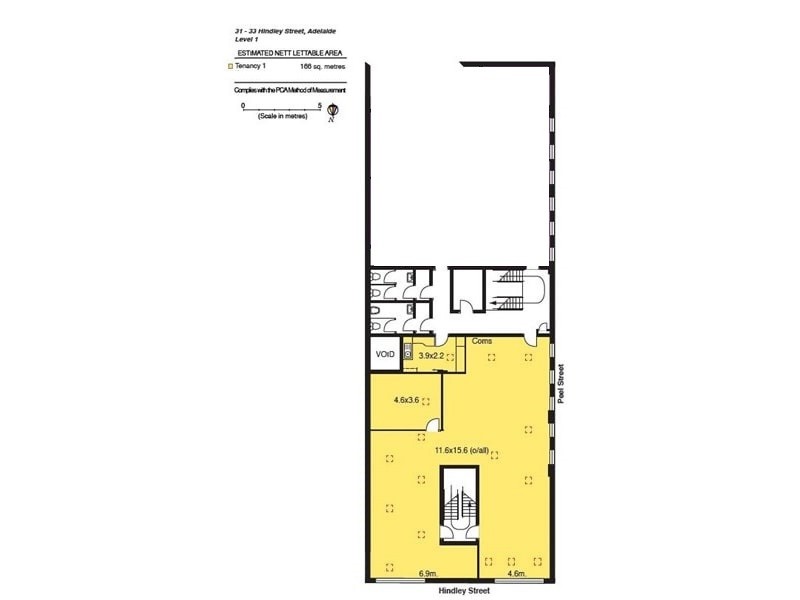 31 – 33 Hindley Street, Tenancy 1, Adelaide SA 5000 Floorplan
