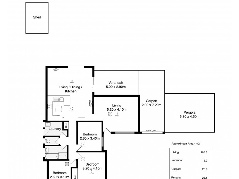 1 Lascelles Street, Morphett Vale SA 5162 Floorplan