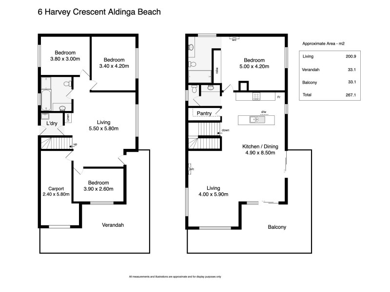 6 Harvey Crescent, Aldinga Beach SA 5173 Floorplan