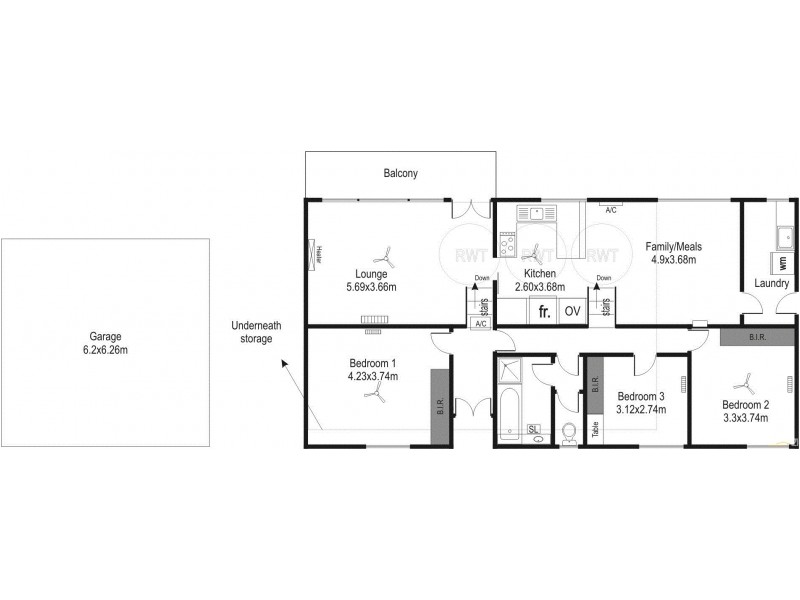 41 Coach Rd, Skye SA 5072 Floorplan