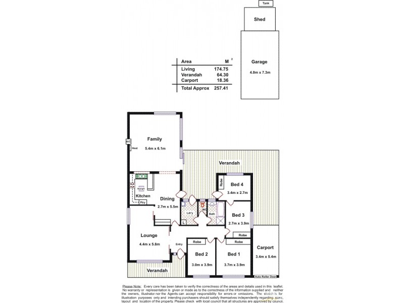11 Newton Rd, Newton SA 5074 Floorplan