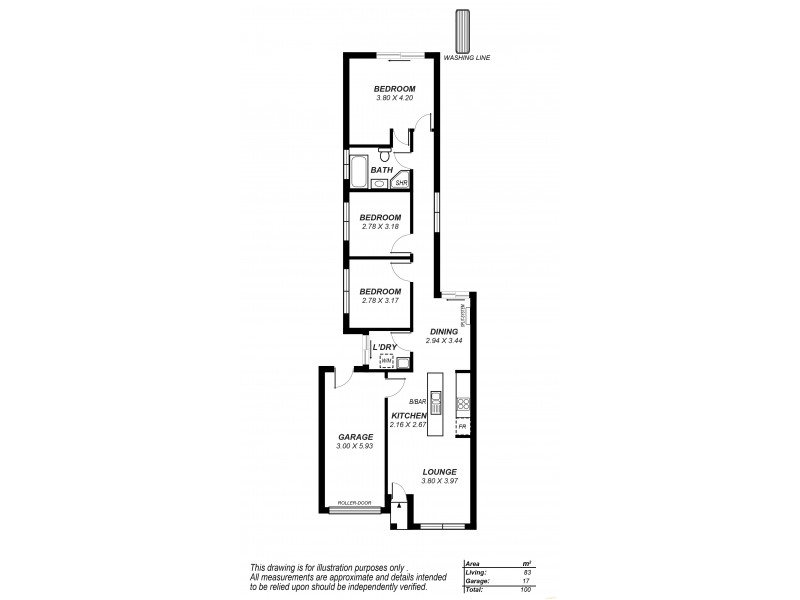 57 Sampson Rd, Elizabeth Grove SA 5112 Floorplan