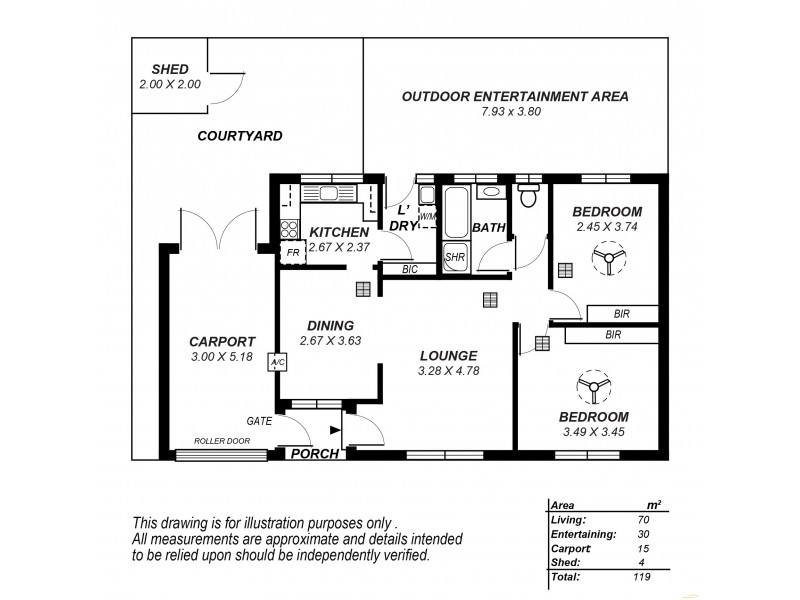 1/5 Carter St, Ridgehaven SA 5097 Floorplan