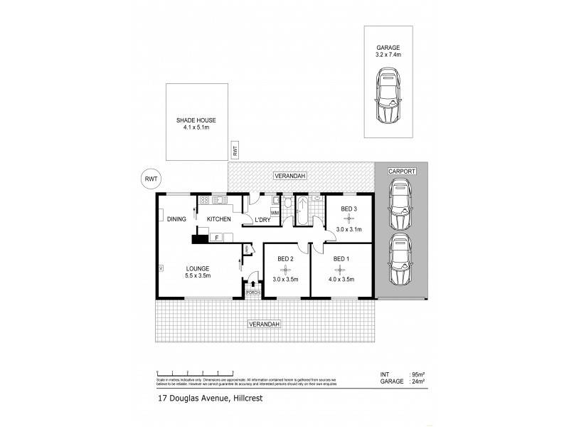 17 Douglas Ave, Hillcrest SA 5086 Floorplan