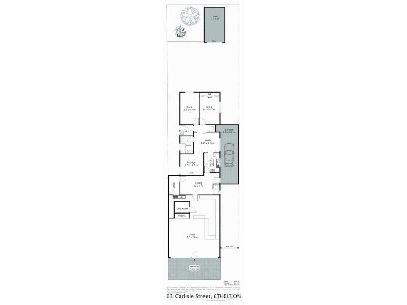 63 Carlisle St, Ethelton SA 5015 Floorplan