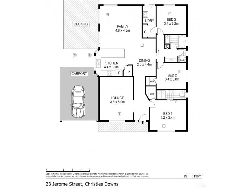 2 Jerome St, Christie Downs SA 5164 Floorplan