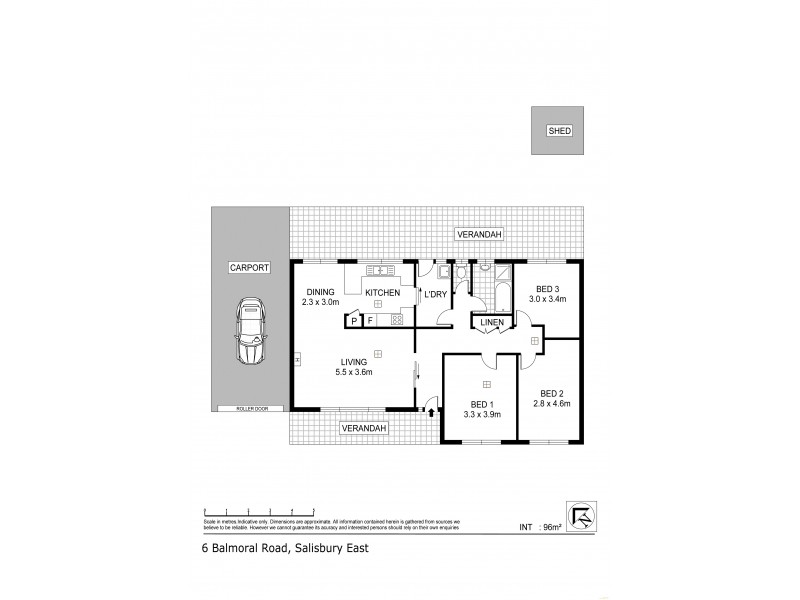 6 Balmoral Rd, Salisbury East SA 5109 Floorplan