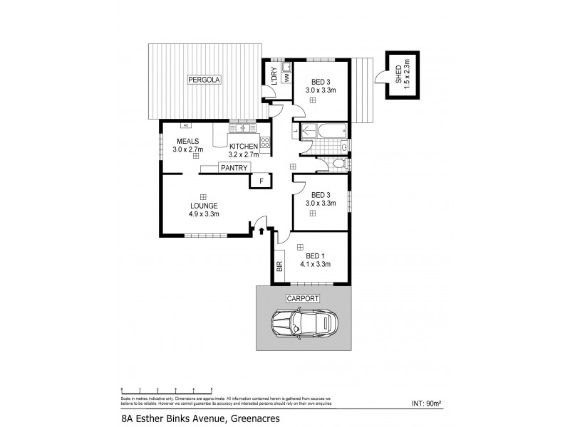 8a Esther Binks Ave, Greenacres SA 5086 Floorplan