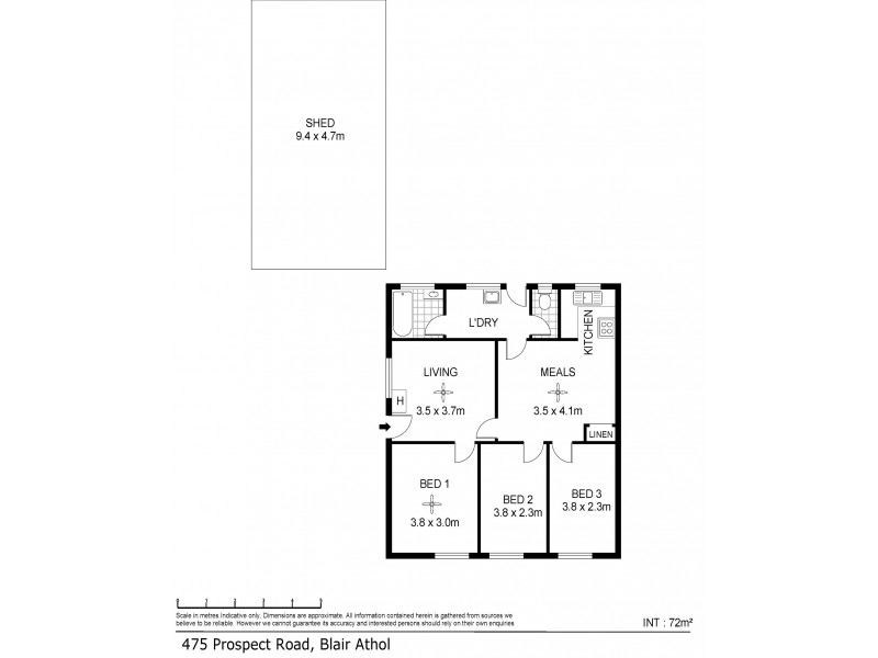 475 Prospect Road, Blair Athol SA 5084 Floorplan