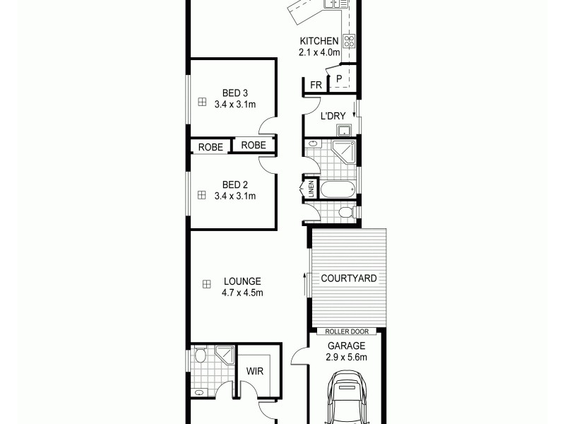 40b Koonga Ave, Rostrevor SA 5073 Floorplan
