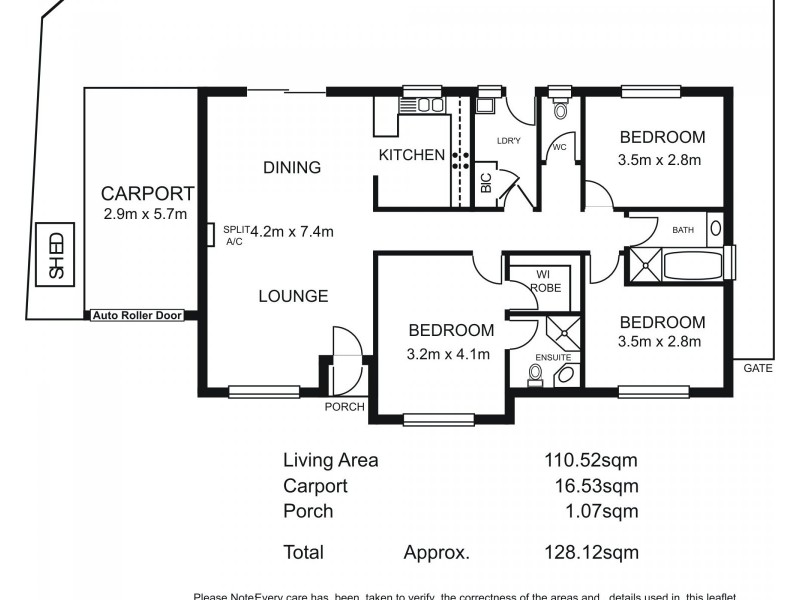 1/23 Gordon Ave, Clearview SA 5085 Floorplan