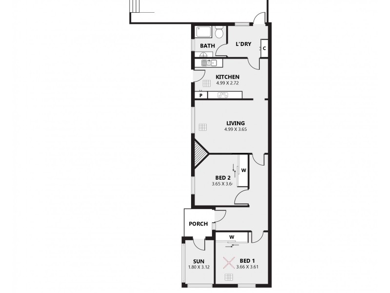 35 Belford Ave, Devon Park SA 5008 Floorplan