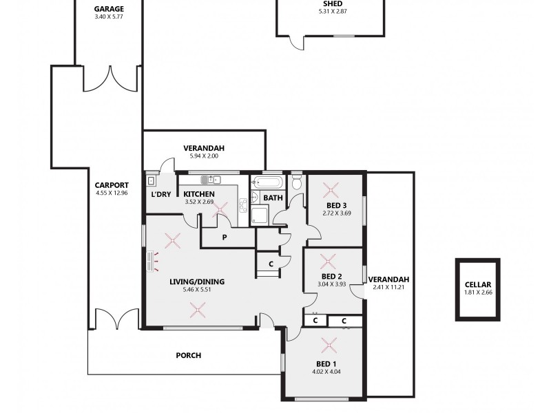 21 Boronia Ave, Salisbury East SA 5109 Floorplan