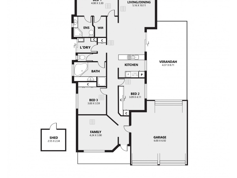 62 Noya Ave, Modbury Heights SA 5092 Floorplan