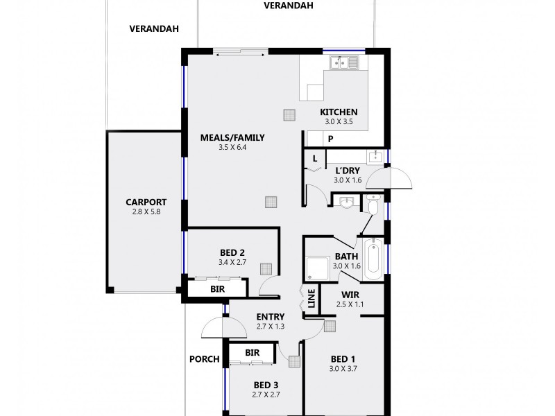 40 Trafalgar Drive, Elizabeth Park SA 5113 Floorplan