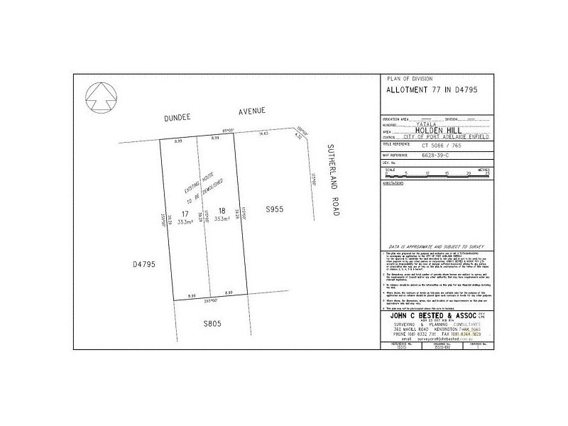 Lot 17 & 18 Dundee Avenue, Holden Hill SA 5088