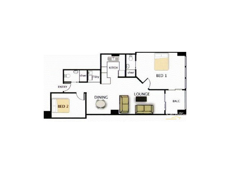 6/65 King William Street, Adelaide SA 5000 Floorplan