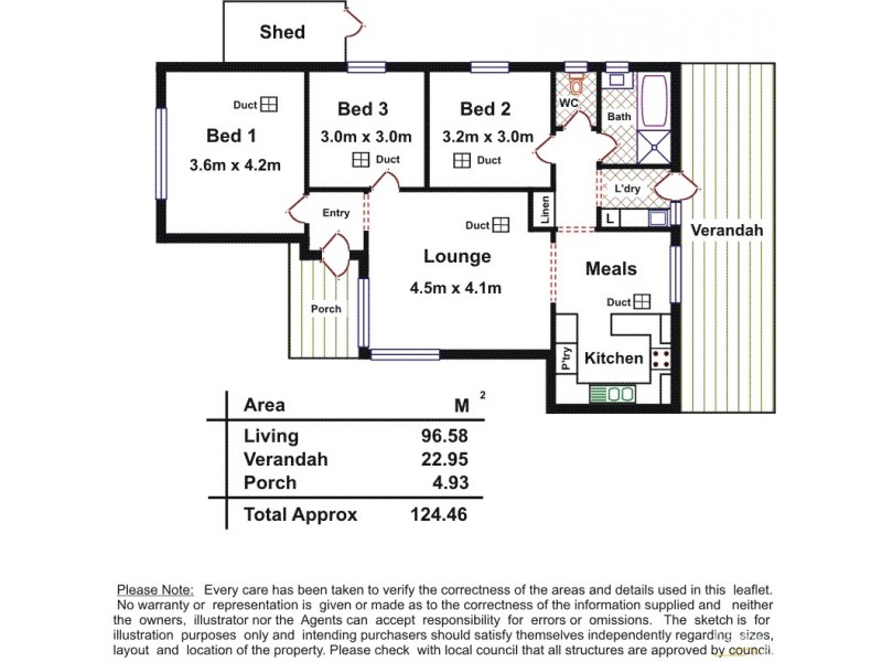 11 Ruby Street, Peterhead SA 5016 Floorplan