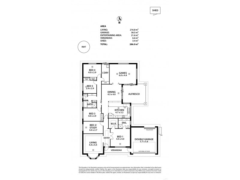 79 Barton Circuit, Mount Barker SA 5251 Floorplan