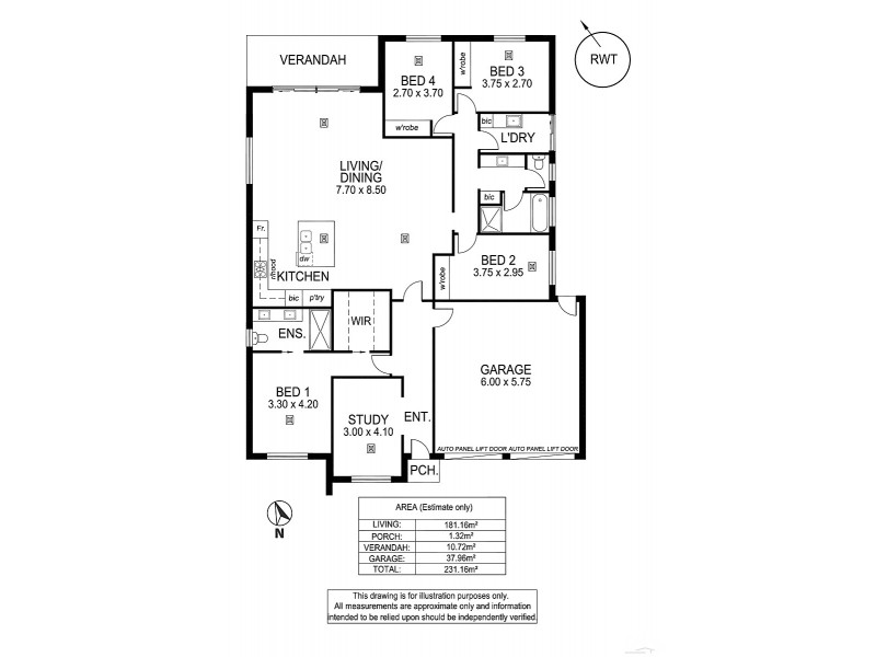 8 Sullivan Road, Strathalbyn SA 5255 Floorplan