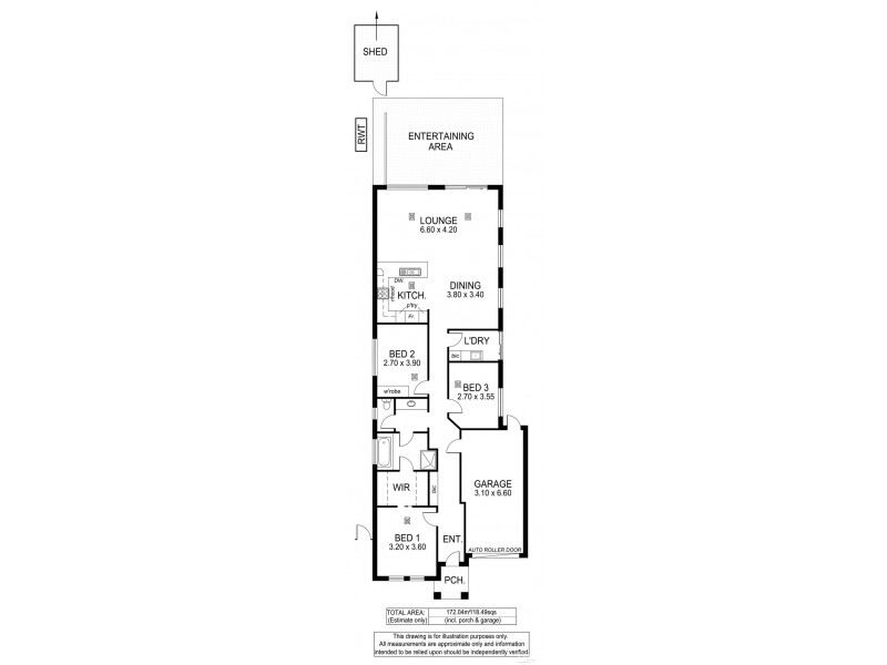 25A Johnstone Street, Glengowrie SA 5044 Floorplan