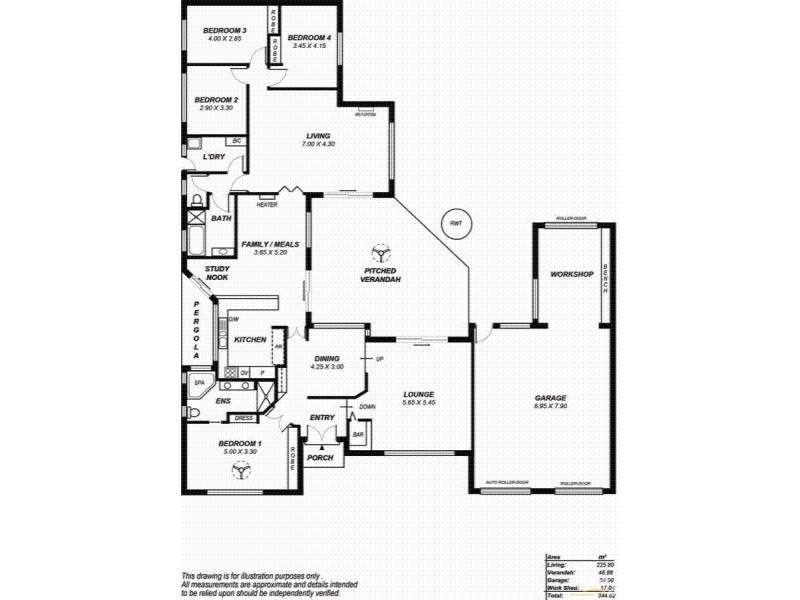 59 Monaco Circuit, Aberfoyle Park SA 5159 Floorplan