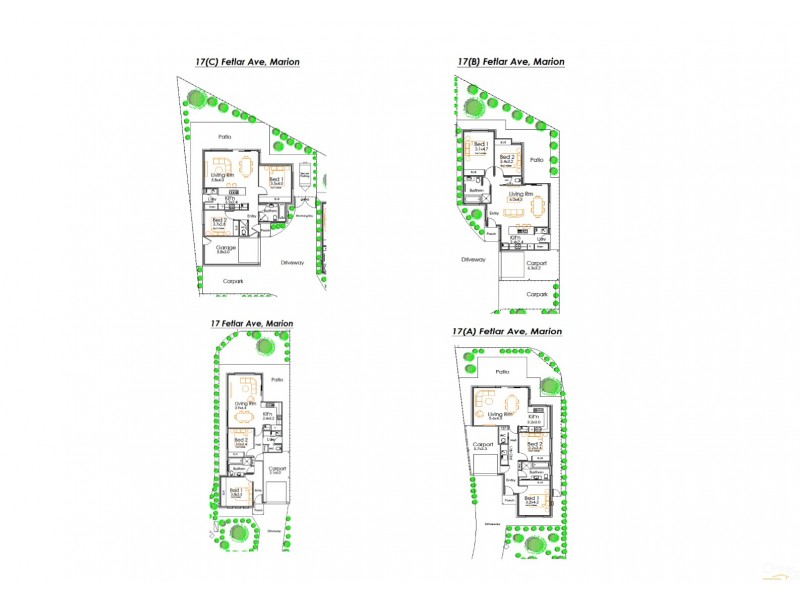 17 – 17C Fetlar Avenue, Marion SA 5043 Floorplan