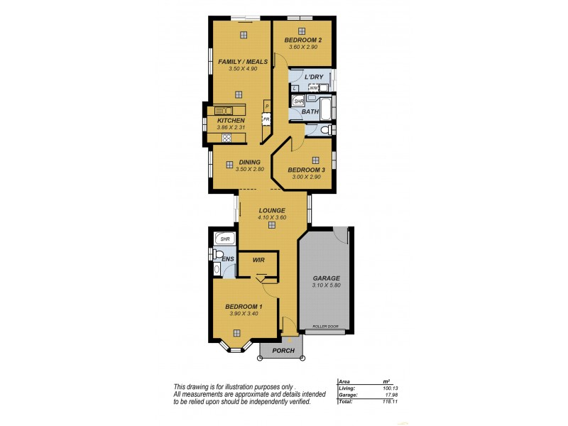 9 Hastings Street, South Brighton SA 5048 Floorplan