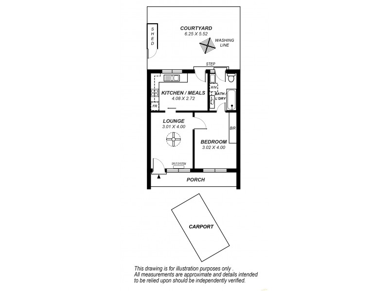 2/7 Beck St, Henley Beach SA 5022 Floorplan