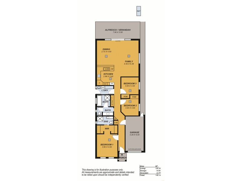 9A Sutton Avenue, Seacombe Gardens SA 5047 Floorplan