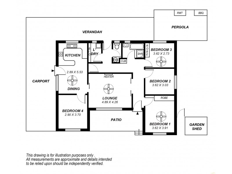194 Seacombe Road, Seaview Downs SA 5049 Floorplan