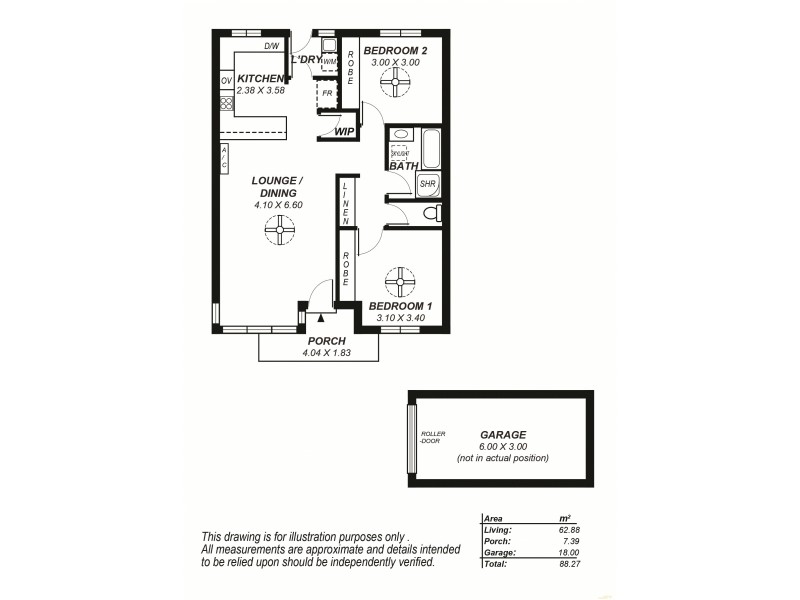 3/20 Sixth Avenue, Ascot Park SA 5043 Floorplan
