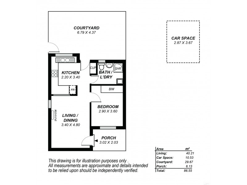 1/38 Murray Terrace, Oaklands Park SA 5046 Floorplan