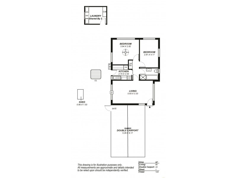 3/8  Hulbert Street, Hove SA 5048 Floorplan