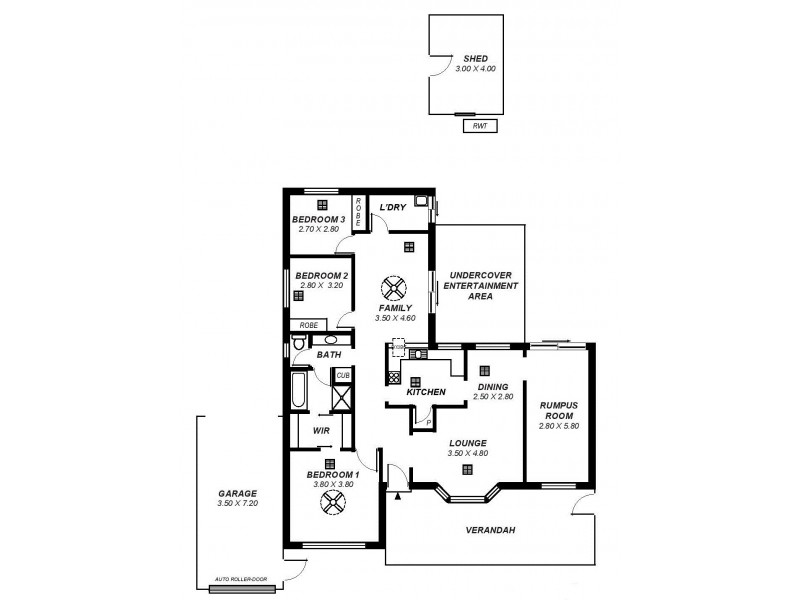 3 Barossa Crescent, Hallett Cove SA 5158 Floorplan