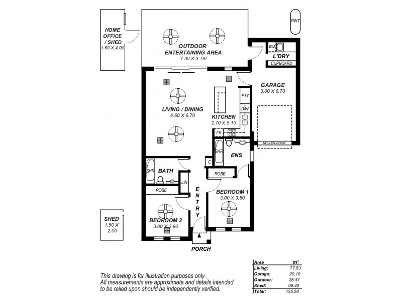 36C Elgin Avenue, Warradale SA 5046 Floorplan