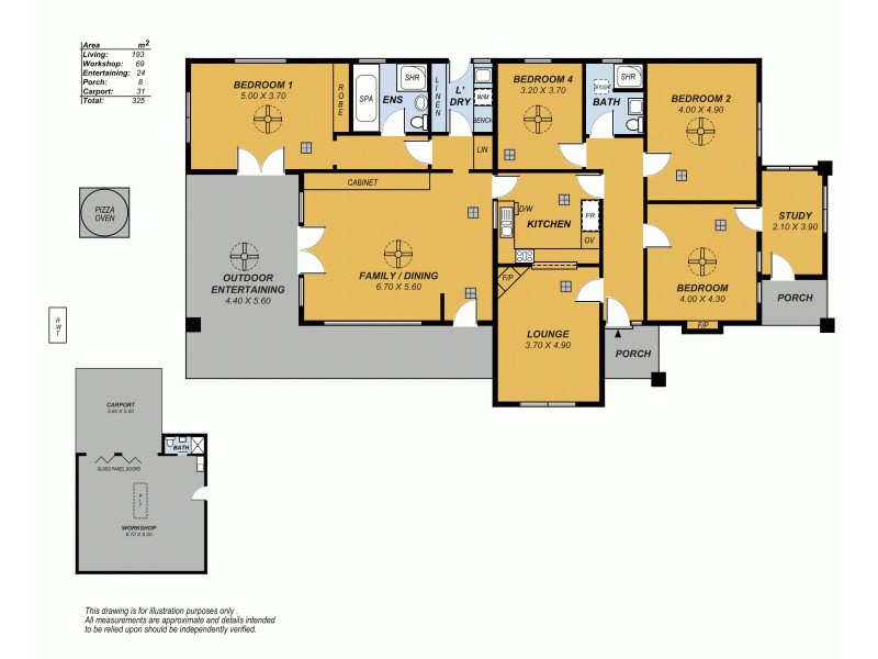 7 Grenfell Street, Hove SA 5048 Floorplan