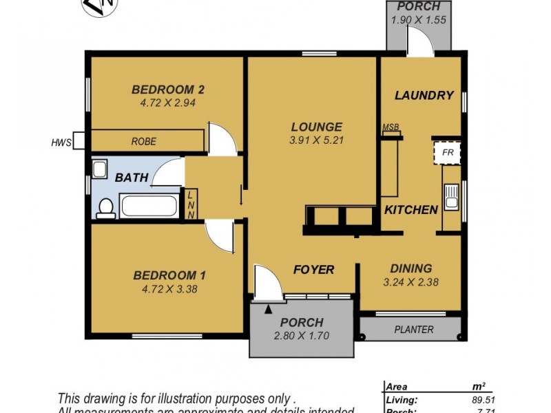 15 Ocean Vista, Seacliff Park SA 5049 Floorplan