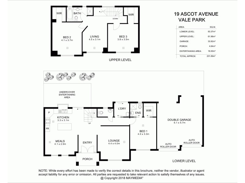 19 Ascot Avenue, Vale Park SA 5081 Floorplan