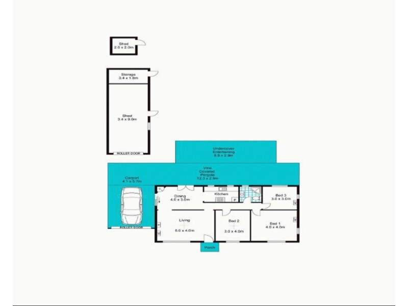 49 Limbert Avenue, Seacombe Gardens SA 5047 Floorplan