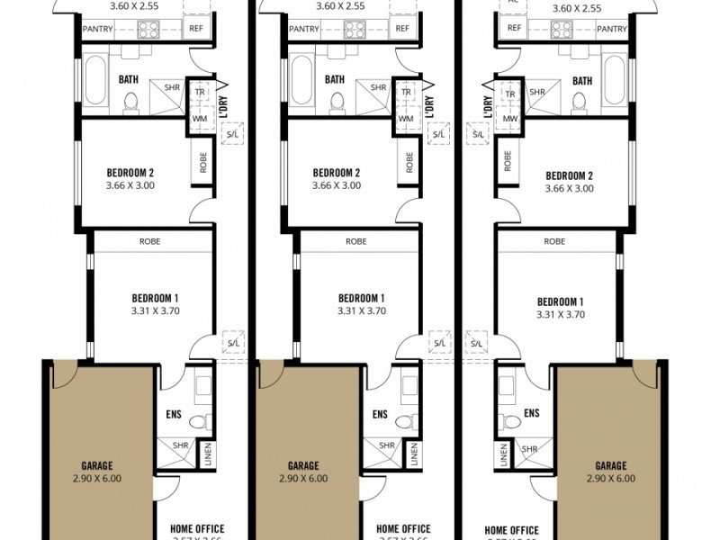 43 – 43B Quick Road, Mitchell Park SA 5043 Floorplan