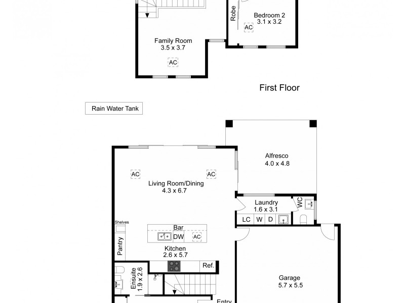 15 and 17 Rosslyn Street, Glengowrie SA 5044 Floorplan