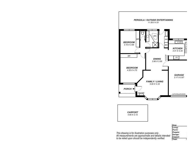 18A Chatham Road, Keswick SA 5035 Floorplan
