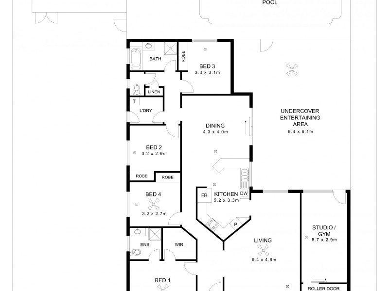1 Minkie Avenue, Mitchell Park SA 5043 Floorplan