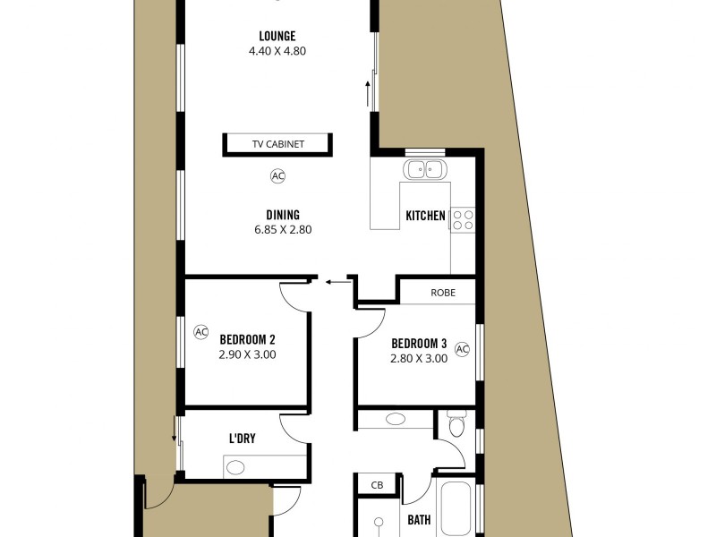 36 Trowbridge Avenue, Mitchell Park SA 5043 Floorplan