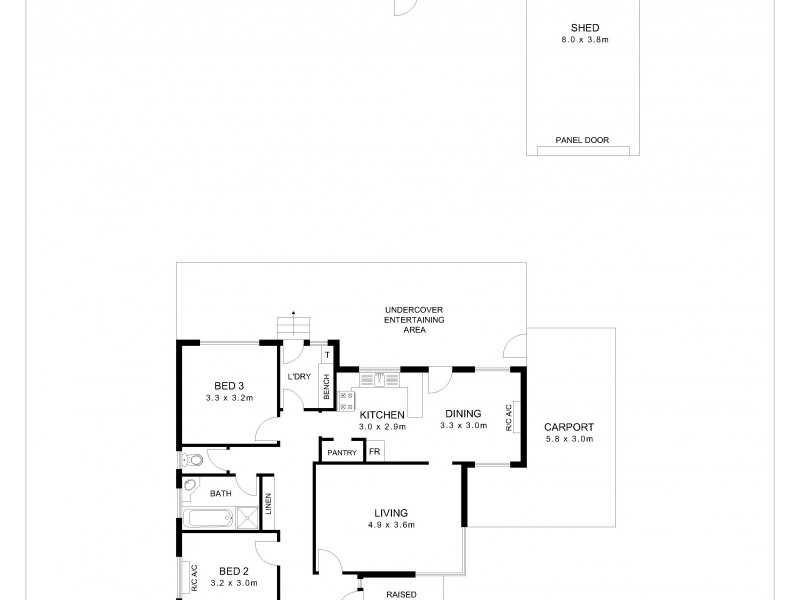 6 Wentworth Avenue, Bedford Park SA 5042 Floorplan