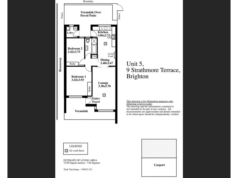 5/9 Strathmore Terrace, Brighton SA 5048 Floorplan