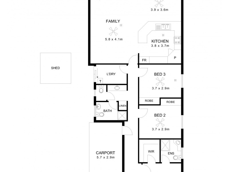 2B Scarborough Terrace, Dover Gardens SA 5048 Floorplan